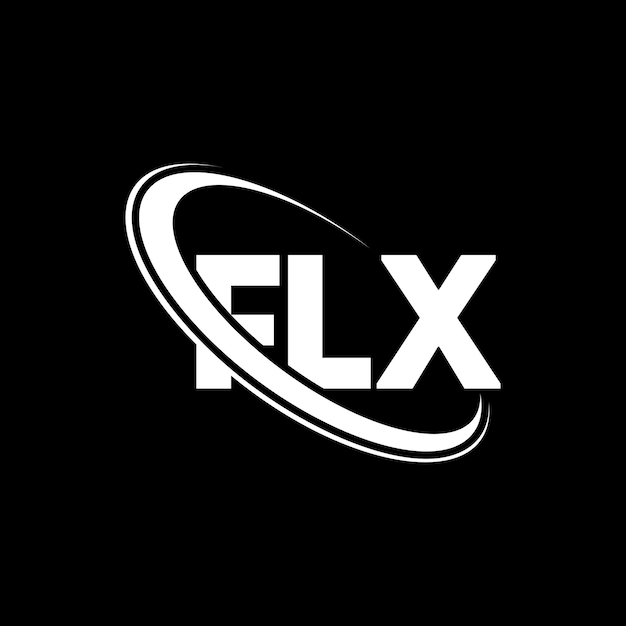 FLX logo FLX letter FLX letter logo design Initials FLX logo linked with circle and uppercase monogram logo FLX typography for technology business and real estate brand