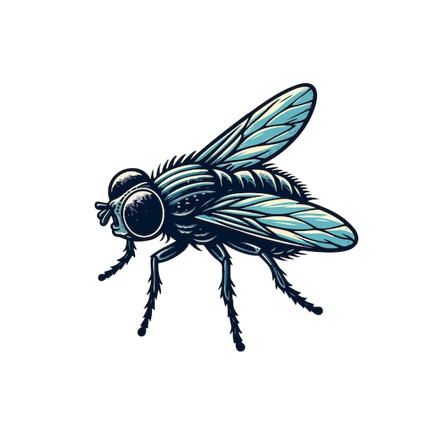 Vector fly ai generated image