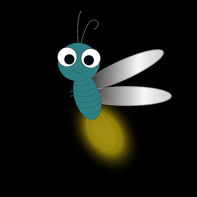 Vector fly cartoon