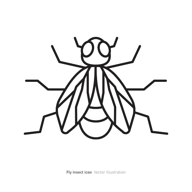 Fly insect icon design vector illustration