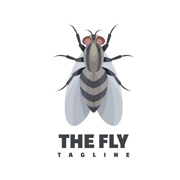 Vector the fly mascot logo