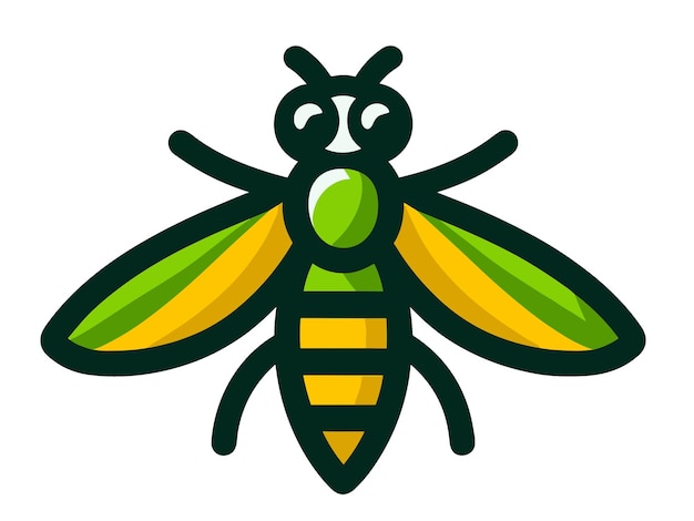 Vector fly vector logo illustration