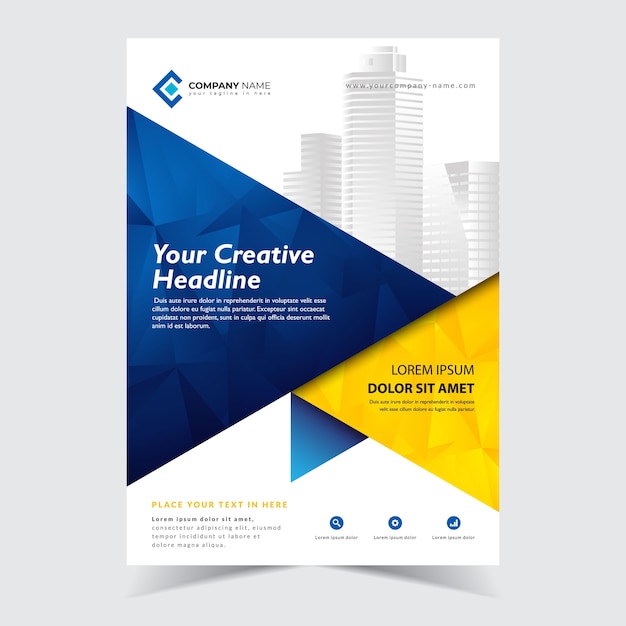 Flyer abstract template