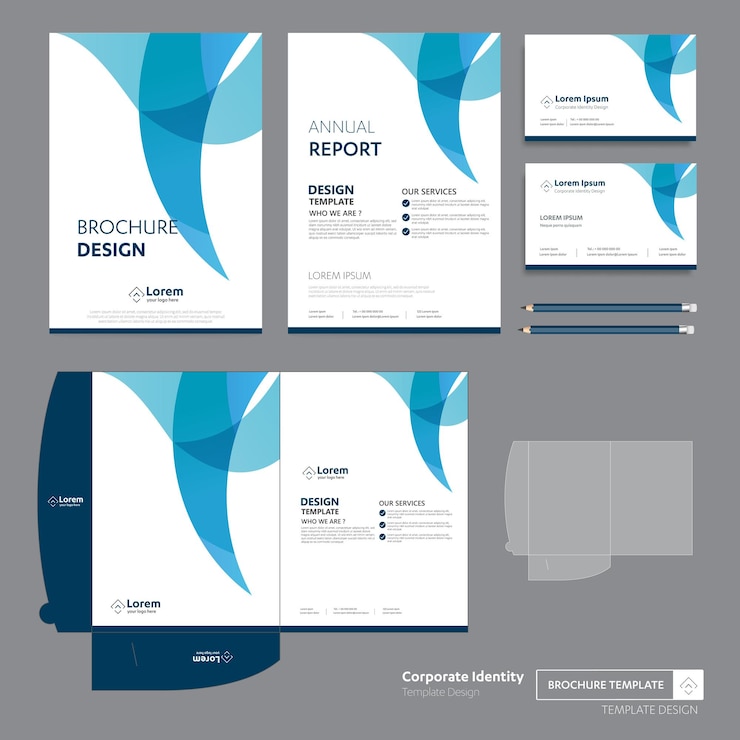 Vector flyer brochure business annual report cover template folder presentation promotion