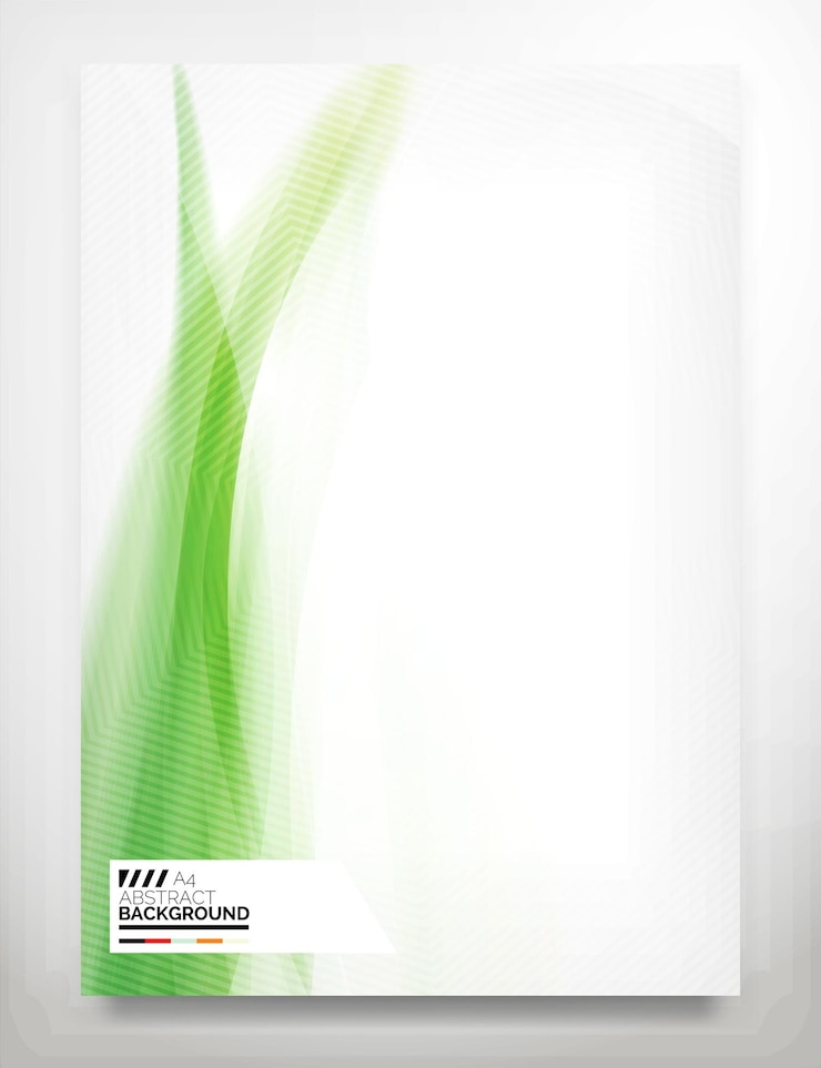 Vector flyer brochure design template