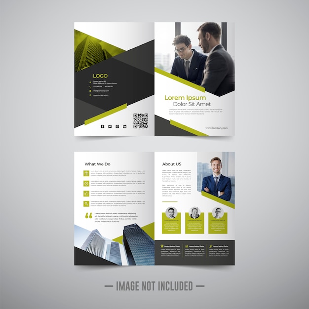 Premium Vector | Flyer brochure design template