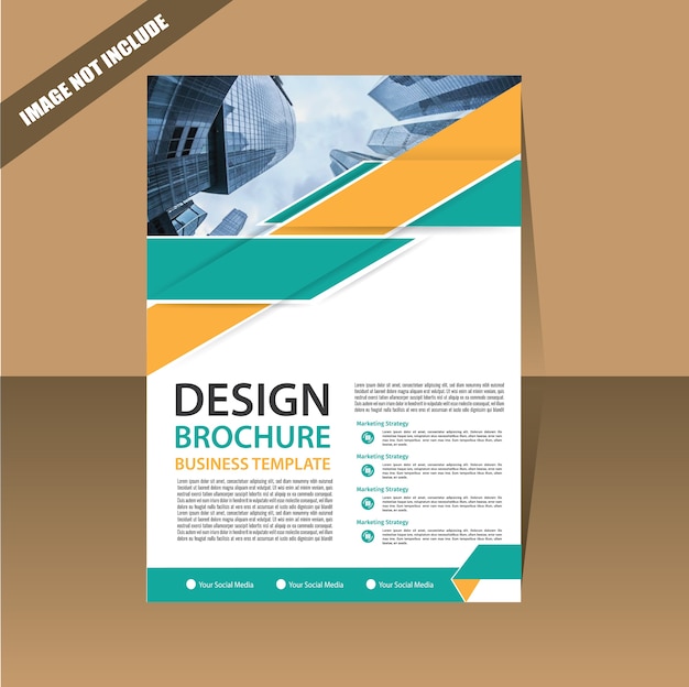 flyer brochure layout annual report business template