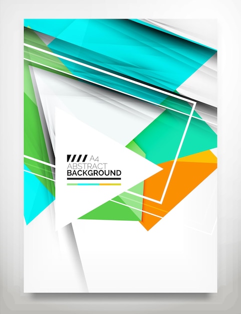 Vector flyer brochure ontwerpsjabloon