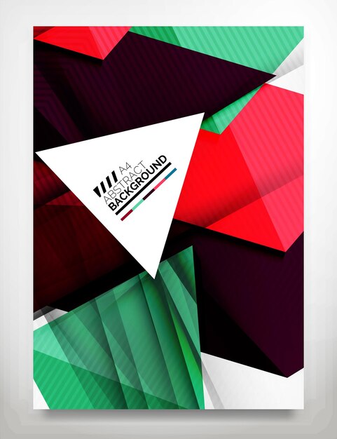 Vector flyer brochure ontwerpsjabloon