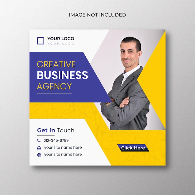 A flyer for a business agency that says creative business agency