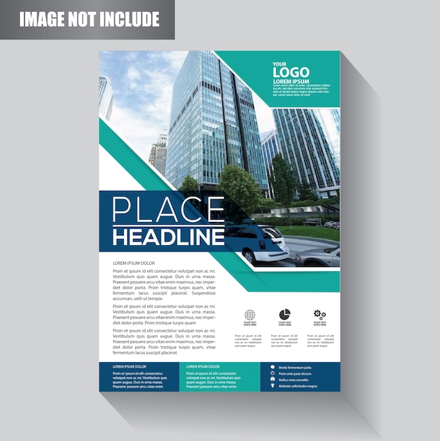 flyer business template for background  brochure