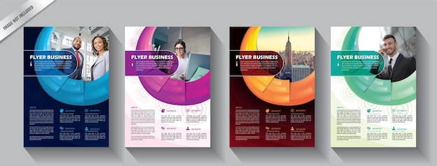 flyer business template for brochure cover book annual report