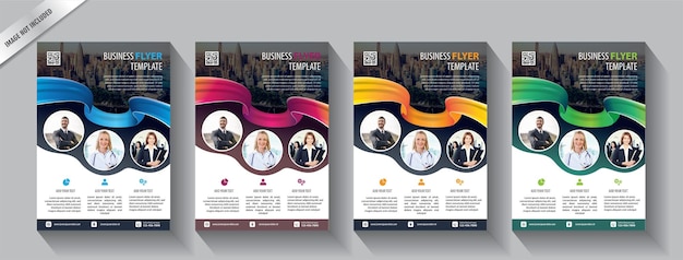 Vector flyer business template for brochure cover book annual report