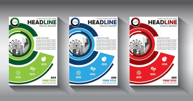 flyer business template brochure layout annual report