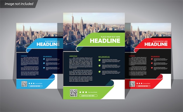 flyer business template for cover brochure corporate