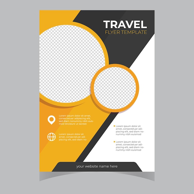 Flyer design Corporate business report cover brochure or flyer design Leaflet presentation