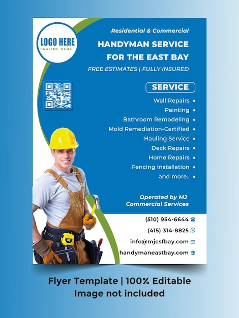 Flyer Design and Poster design of Handyman service