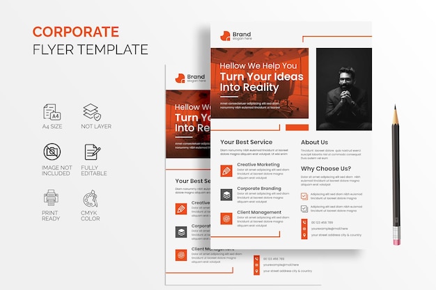 flyer design template