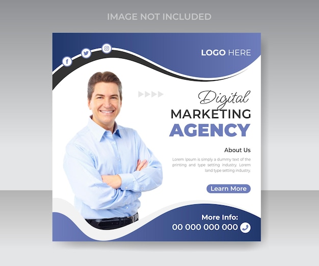 A flyer for digital marketing agency