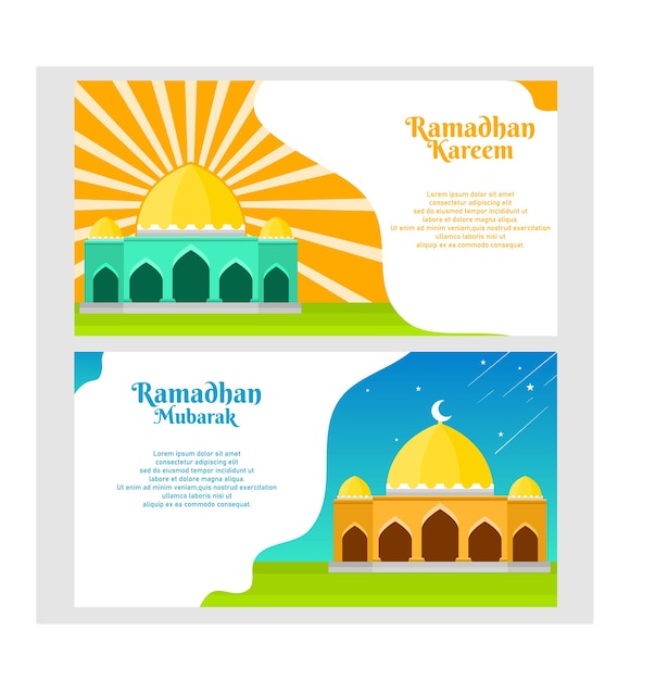 Flyer festival ramadan design