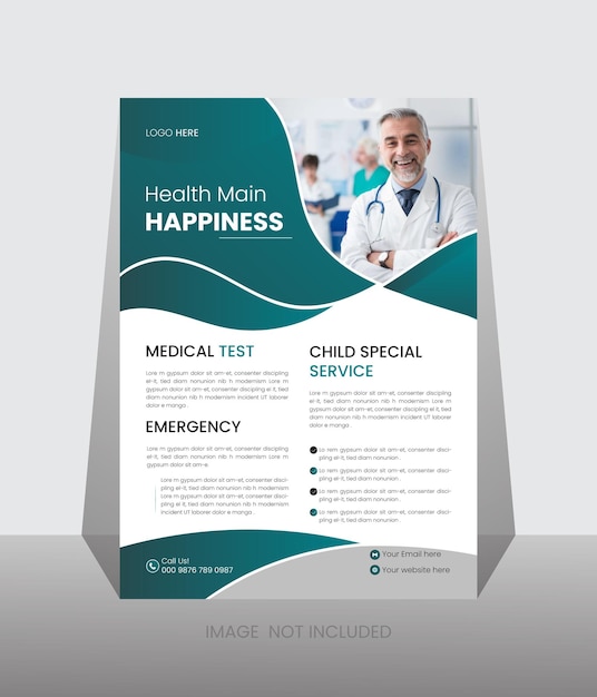 A flyer for a health main happiness.