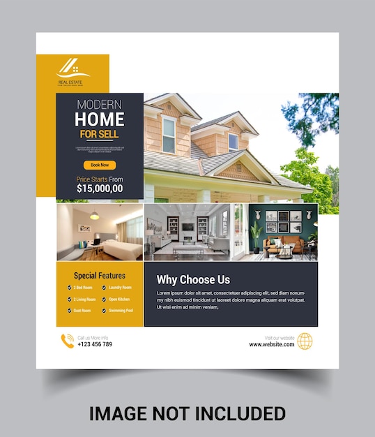 a flyer for a home for sale