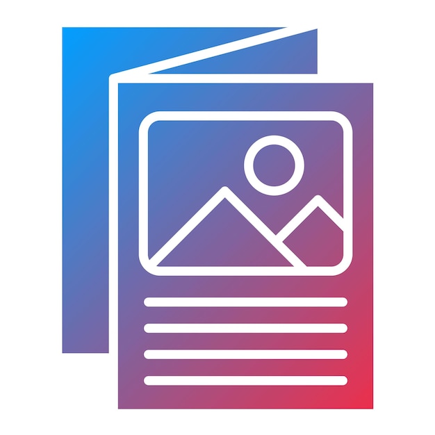 Flyer icon vector image Can be used for Marketing