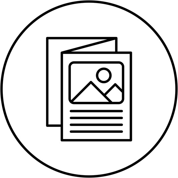 Flyer icon vector image Can be used for Marketing