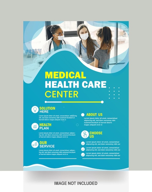 A flyer for a medical health care center