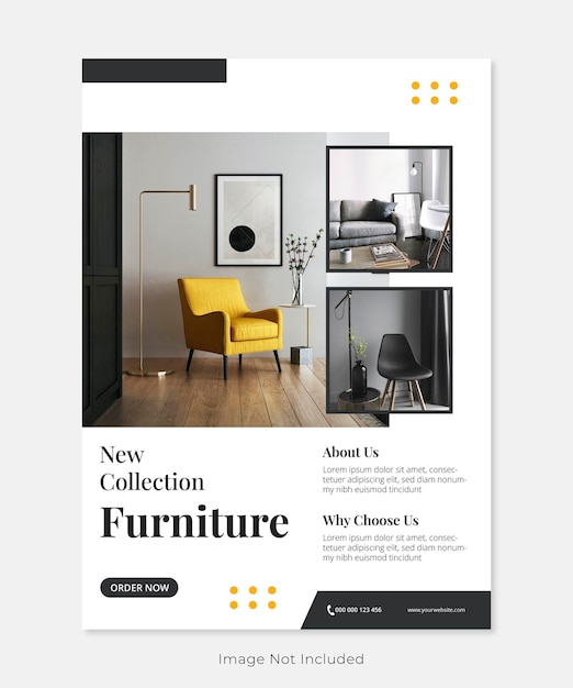 Flyer Minimalist Furniture Template