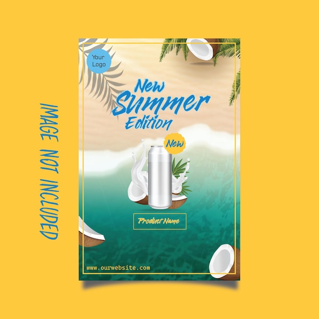 Vector flyer product summer edition