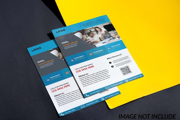 Vector flyer sjabloon voor creatief digitaal marketingbureau