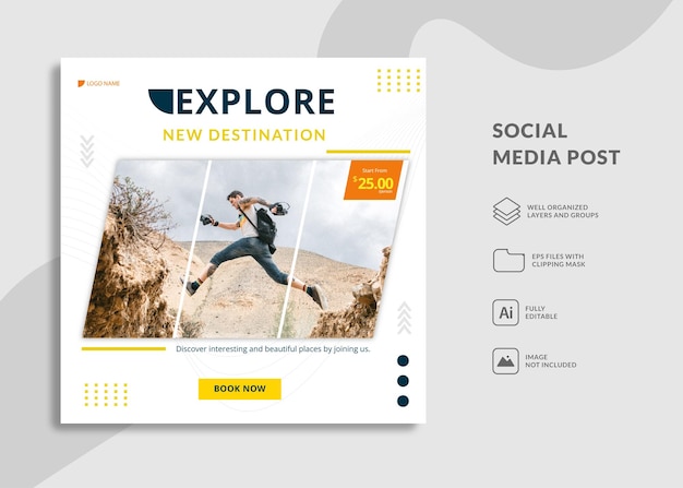 FLYER OR SOCIAL MEDIA POST THEMES OF EXPLORE