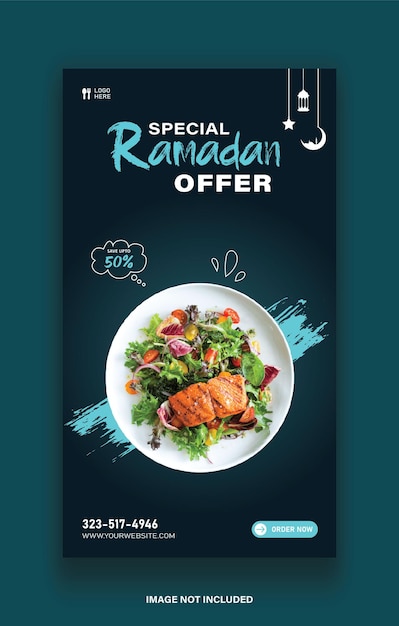 A flyer for a special ramadan offer