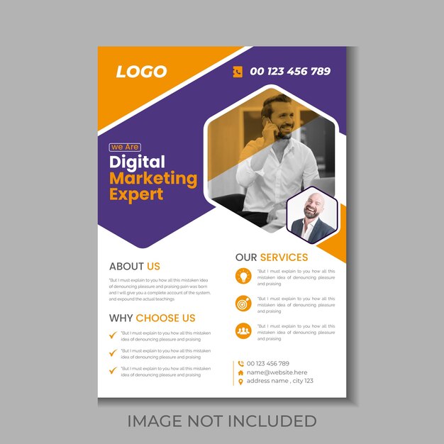 flyer template design for business