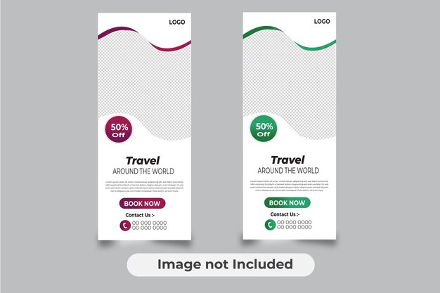 Vector flyer template designs for adaptation to your promotional material