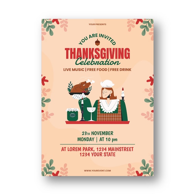 Flyer Thanksgiving