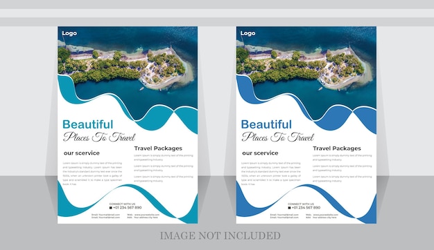 A flyer for a travel agency called beautiful.