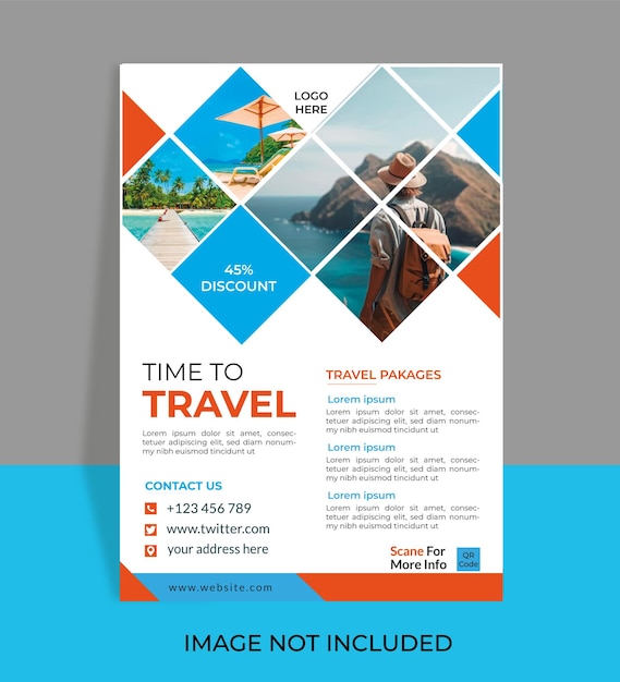 A flyer for a travel company that is advertising a travel package.