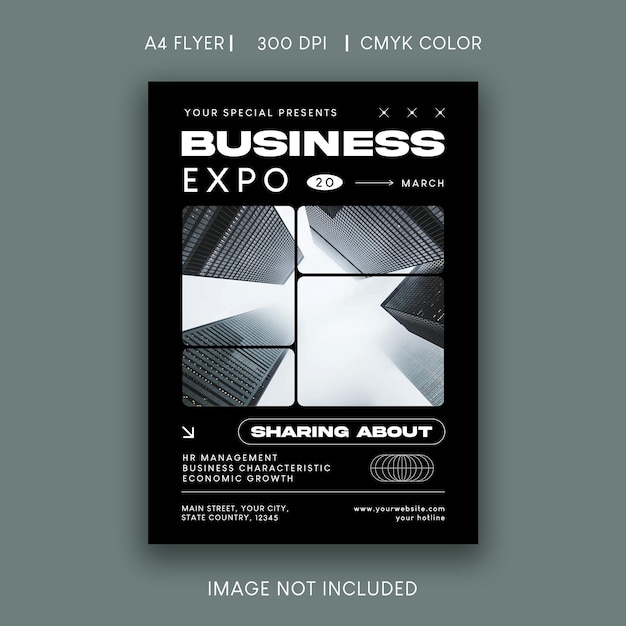 Flyer van de Business Expo