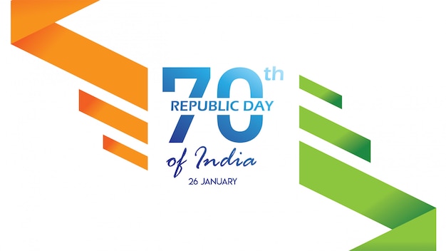Flyer voor republic day of india
