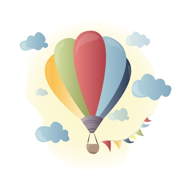 Colorful Birthday Ribbon With Air Balloons Royalty Free SVG, Cliparts,  Vectors, and Stock Illustration. Image 12928674.