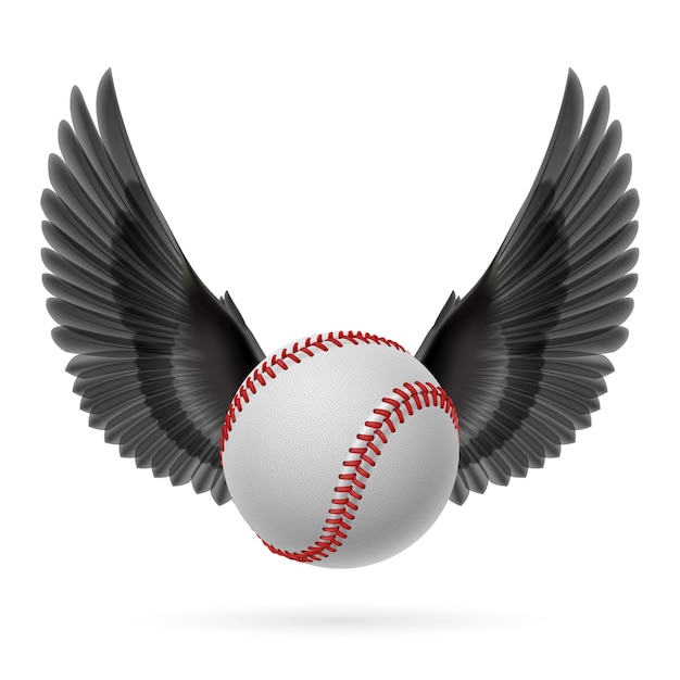 Flying baseball