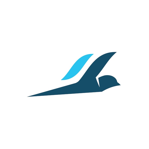 Flying bird logo bird and wing icon wildlife expediton and transportation business symbol