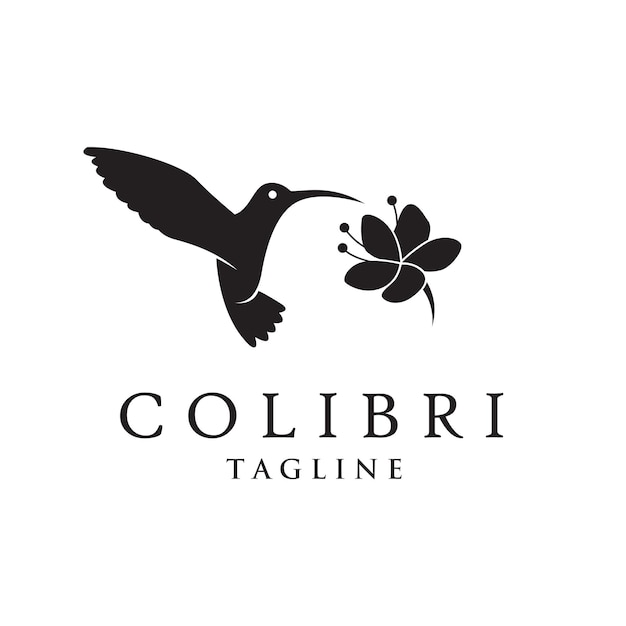 Flying colibri icon