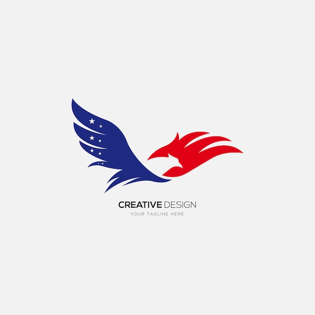 Flying eagle creative branding logo