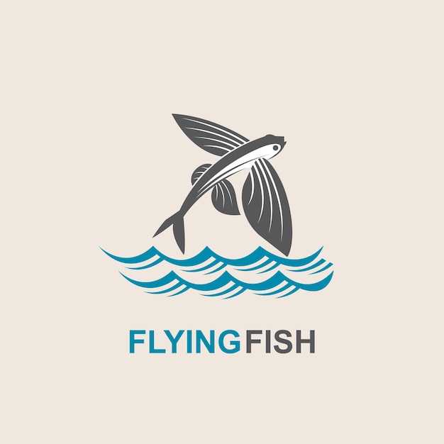 Flying fish icon