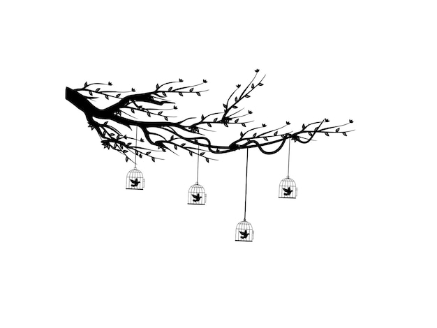 Flying flock of birds Flight bird silhouettes isolated black doves or seagulls collection