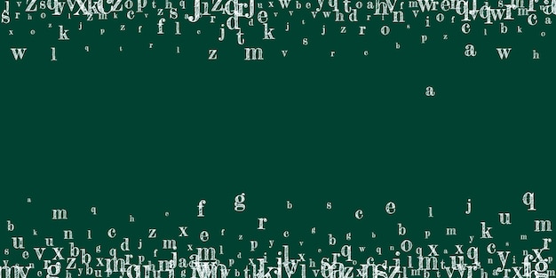 飛んでいるラテン文字白いチョークが散りばめられています