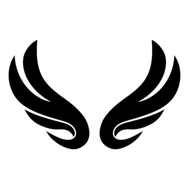 Flying wings logo illustration